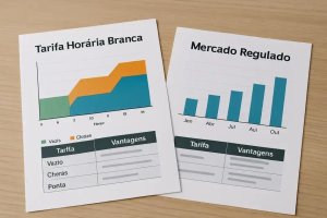 Tarifa horária branca x mercado regulado: comparativo atualizado